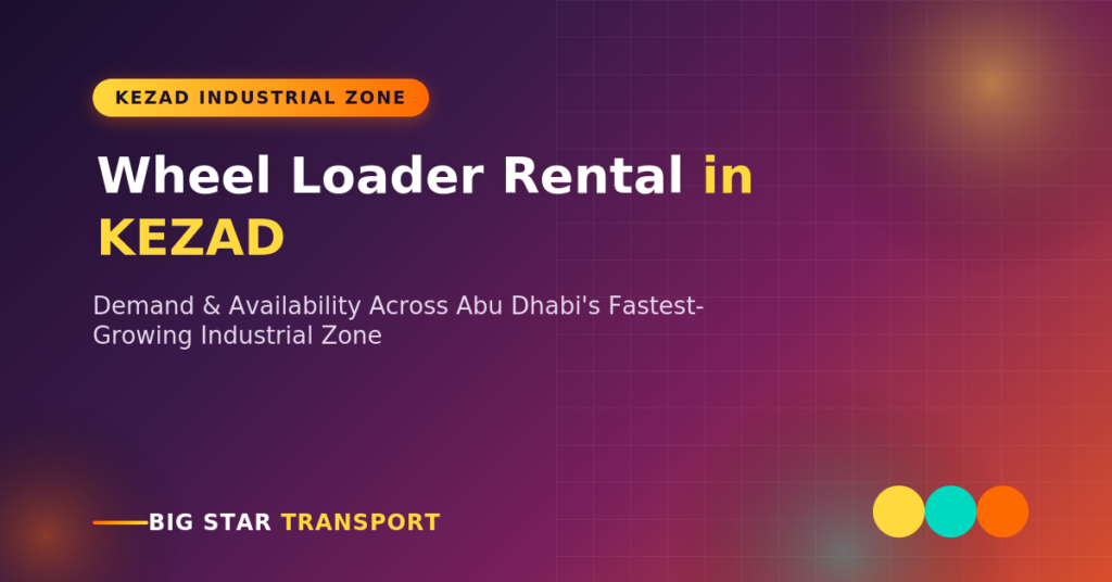 wheel loader rental KEZAD