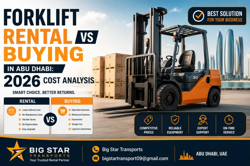 Forklift Rental Vs Buying in Abu Dhabi