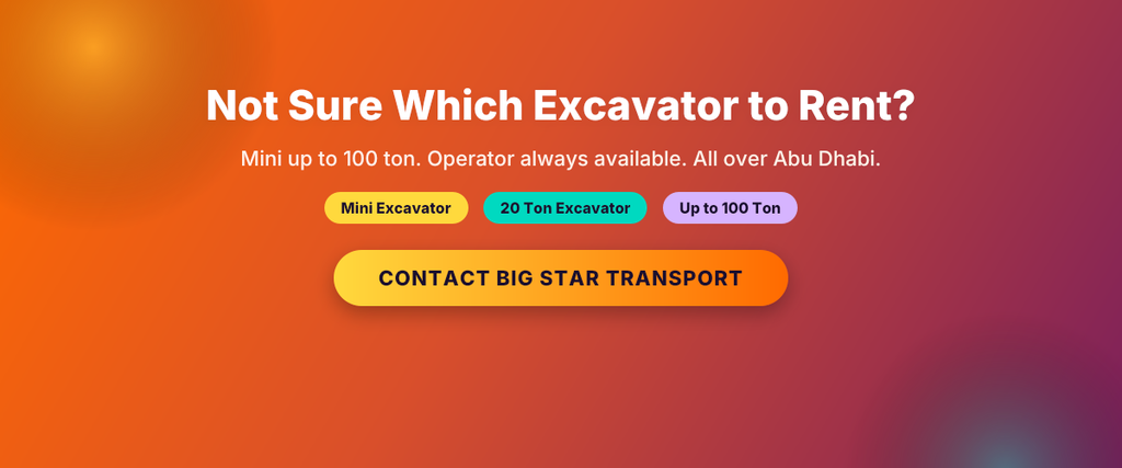 mini excavator vs excavator