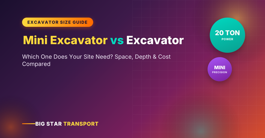 mini excavator vs excavator